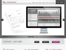 Tablet Screenshot of cronsync.com